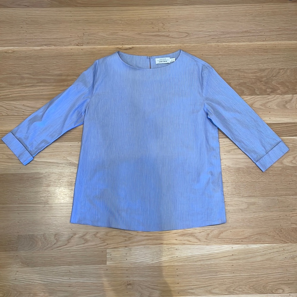 & Other Stories striped blue and white blouse, size 6